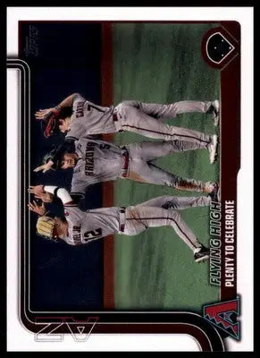 Flying High: Plenty to Celebrate 2025 Topps #297 Arizona Diamondbacks - Baseball Card Single