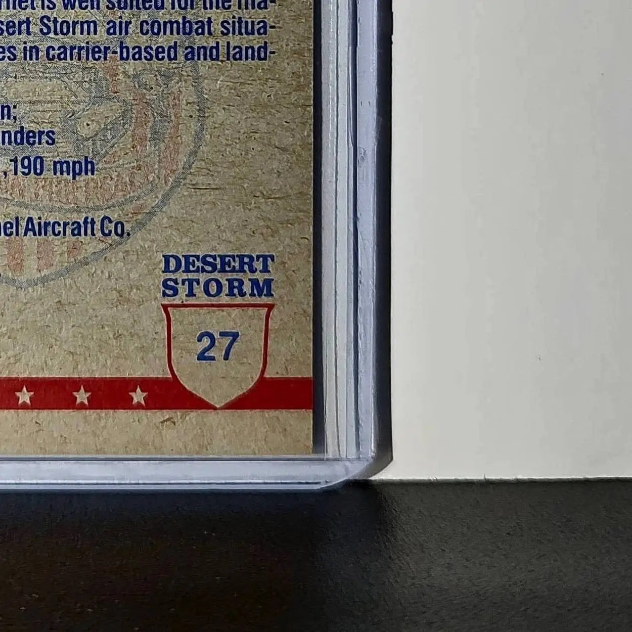 Flying High – The F/A-18 1991 Topps Desert Storm #27 Card