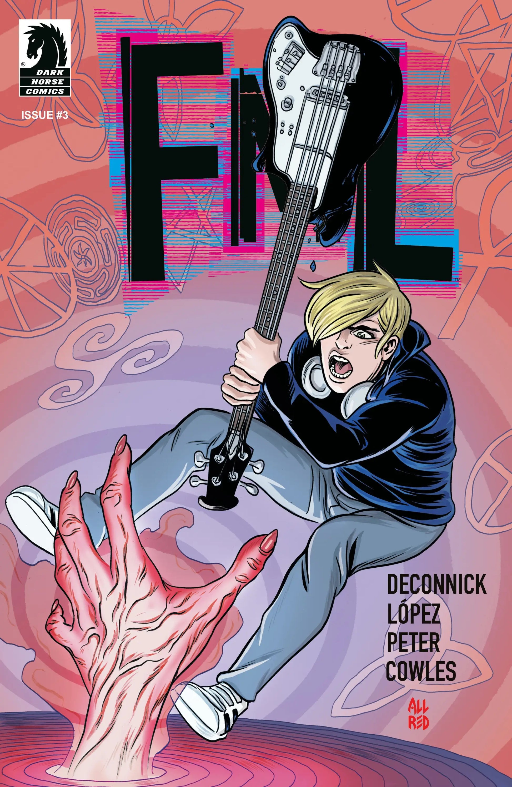 Comic book cover featuring Mike Allred artwork from Fml #3 Cover B by award-winning creators