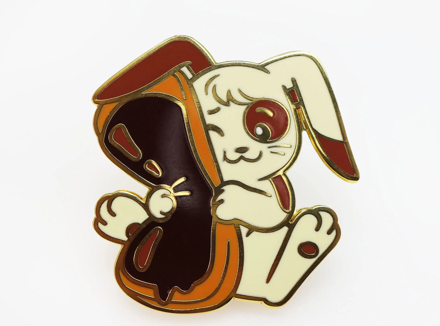 Foam Brain Pastry Pets RPG Dice & Pin Set - Chocolate Eclair Rabbit - Gaming Supplies - Dice