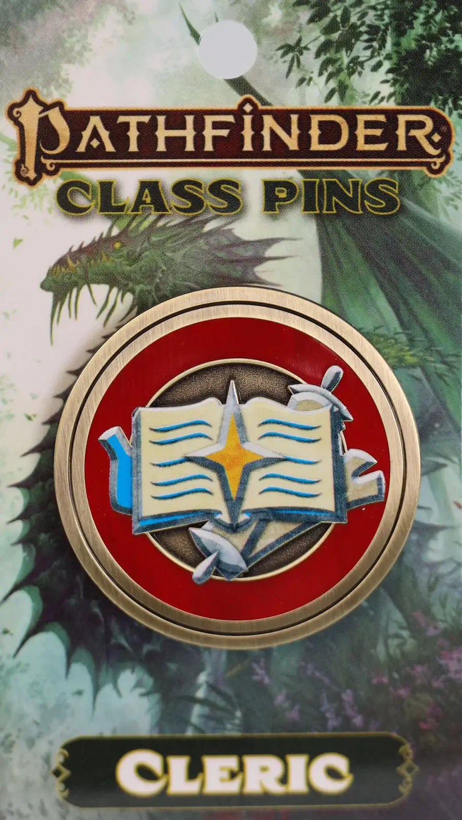 Foam Brain Pathfinder Class Icon Pin: Cleric - Pin