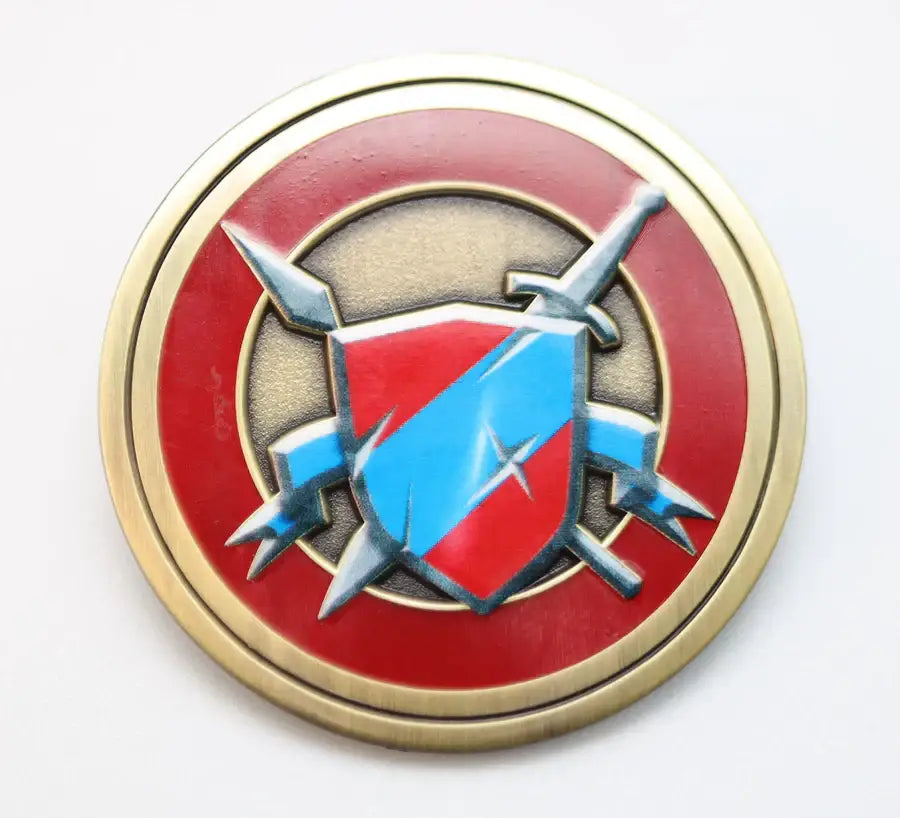 Foam Brain Pathfinder Class Icon Pin: Fighter - Entertainment Memorabilia
