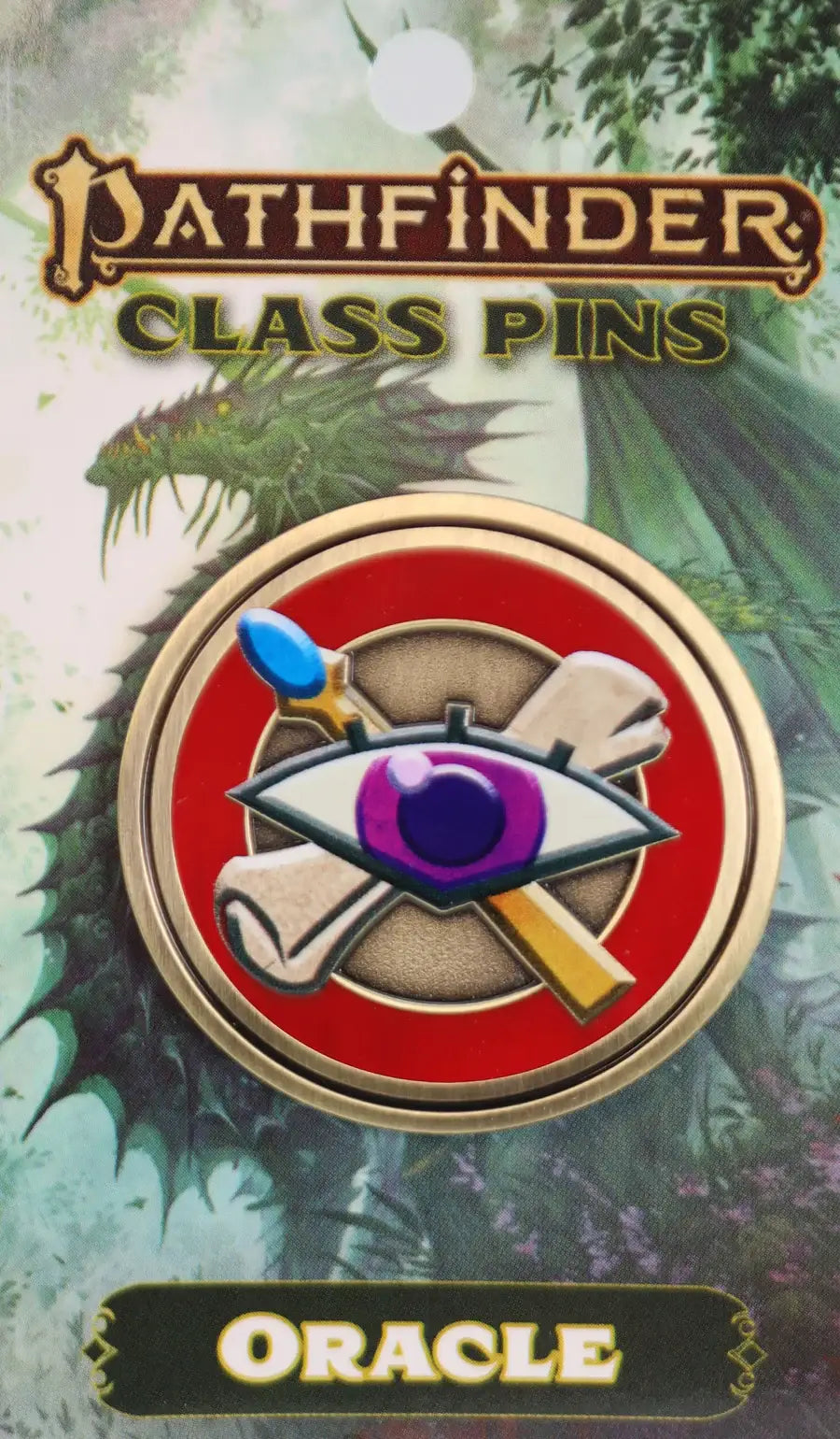Foam Brain Pathfinder Class Icon Pin: Oracle - Pin