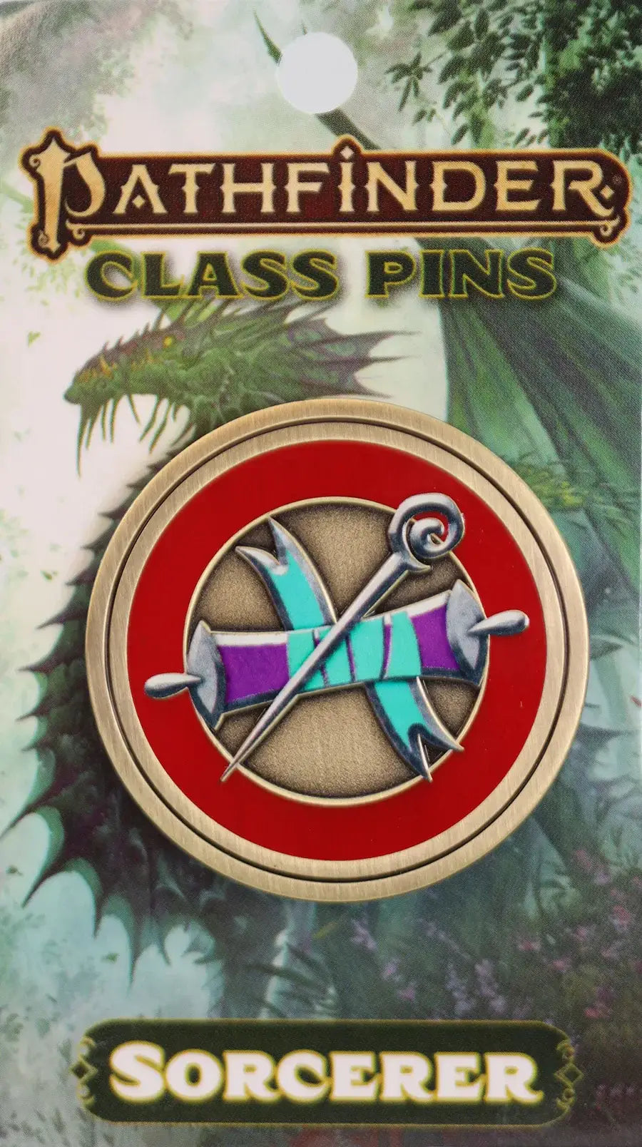 Foam Brain Pathfinder Class Icon Pin: Sorcerer - Pin