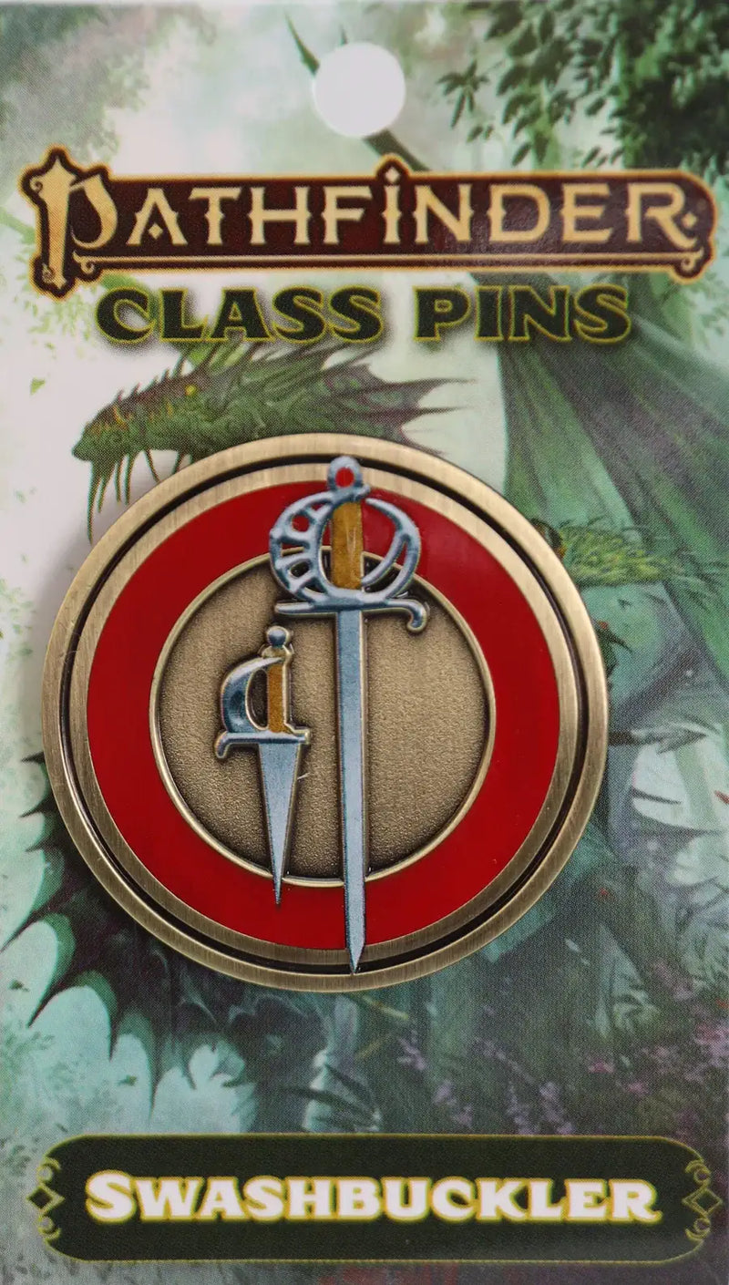 Foam Brain Pathfinder Class Icon Pin: Swashbuckler - Pin