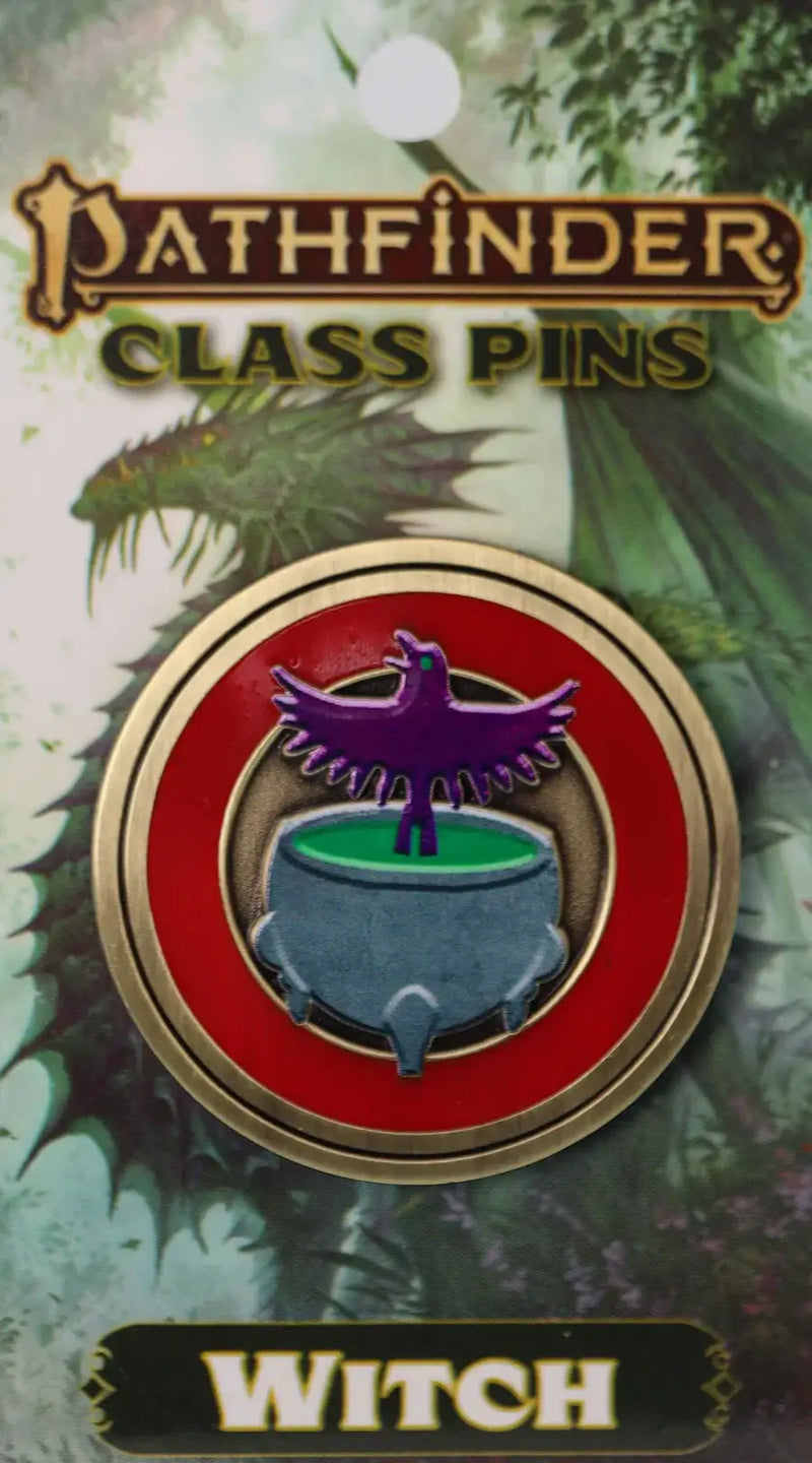 Foam Brain Pathfinder Class Icon Pin: Witch - Pin