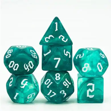 Foam Brain RPG Dice Set - Ocean Elemental - Gaming Supplies - Dice
