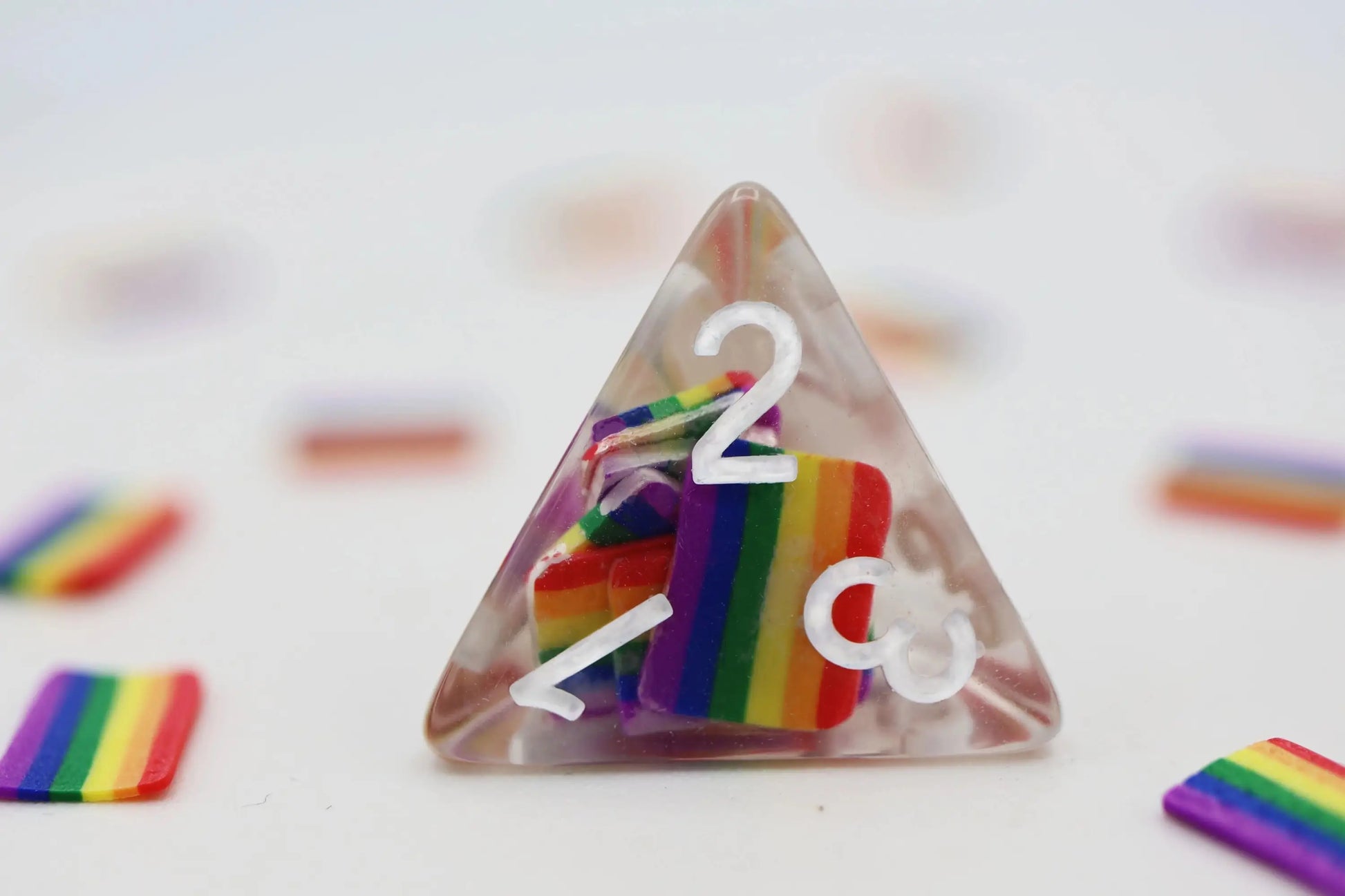 Foam Brain RPG Dice Set: Pride - Rainbow Flag - Other