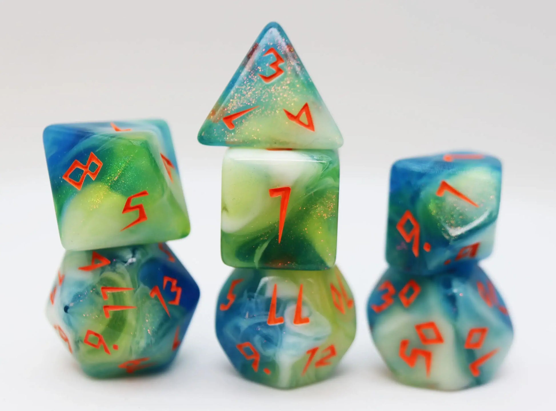 Foam Brain RPG Dice Set - Scratched Clouds - Other