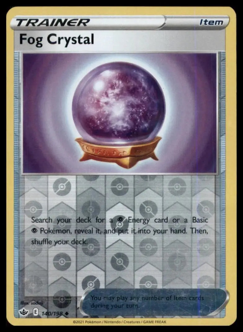 Fog Crystal 140/198 Swsh06: Sword & Shield - Chilling Reign Reverse Holo - Pokémon Card Single