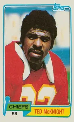 Football 1981 Topps #46 Ted McKnight - Football Card Single