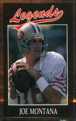 Football 1991 Legends Sports Memorabilia #7 Joe Montana - Football Card Single