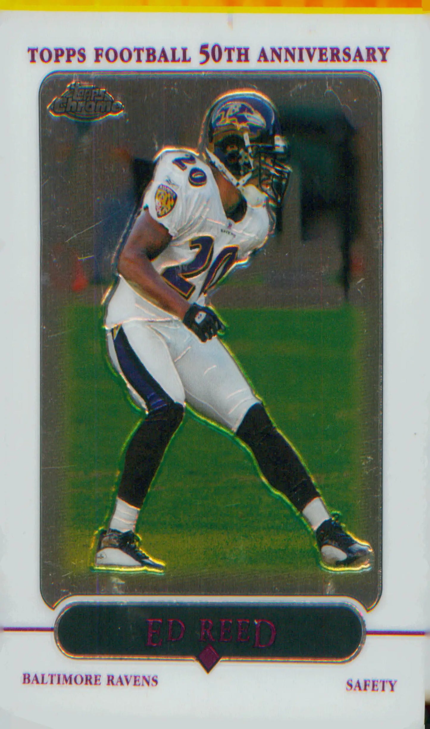 Football 2005 Topps Chrome #14 Ed Reed - Football Card Single