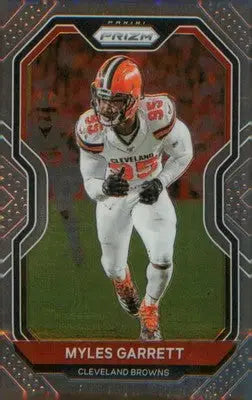 Football 2020 Panini Prizm #62 Myles Garrett - Football Card Single