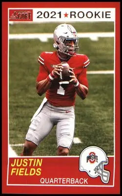 Football 2021 Panini Chronicles Draft Picks #59 Justin Fields - Football Card Single