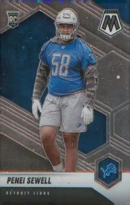 Football 2021 Panini Mosaic #370 Penei Sewell RC RC - Football Card Single