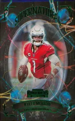 Football 2022 Panini Contenders Supernatural Emerald #SN-KMU Kyler Murray - Football Card Single