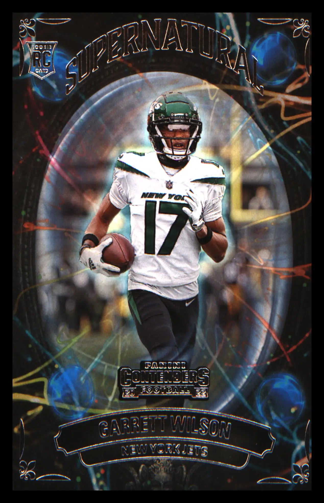 Football 2022 Panini Contenders Supernatural #SN-GWI Garrett Wilson - Football Card Single