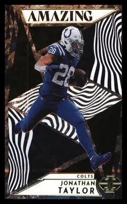 Football 2022 Panini Illusions Amazing #A-7 Jonathan Taylor - Football Card Single