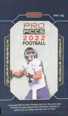 Football 2022 Pro Picks Premier #PP-15 Carson Strong - Football Card Single