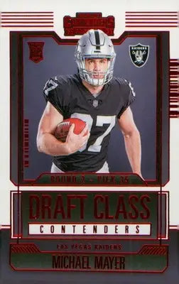 Football 2023 Panini Contenders Draft Class Contenders Red #17 Michael Mayer - Football Card Single