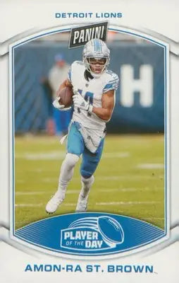 Football 2023 Panini NFL Player of the Day #32 Amon-Ra St. Brown - Football Card Single