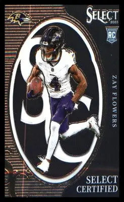 Football 2023 Panini Select Select Certified Rookies #CRO-ZFL Zay Flowers - Football Card Single