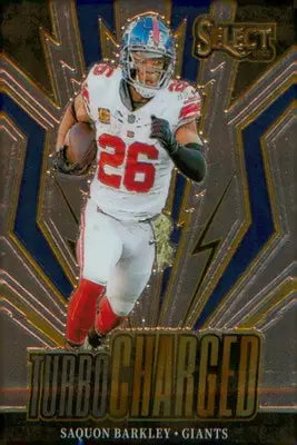 Football 2023 Panini Select Turbocharged #TUR-SBA Saquon Barkley - Football Card Single