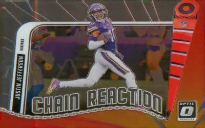Football 2024 Donruss Optic Chain Reaction #5 Justin Jefferson - Football Card Single