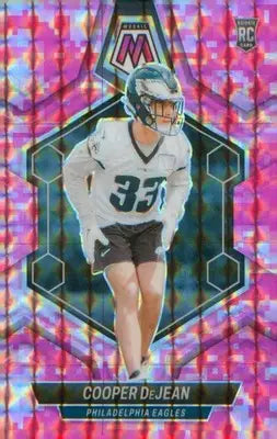Football 2024 Panini Mosaic Mosaic Camo Pink #340 Cooper DeJean - Football Card Single