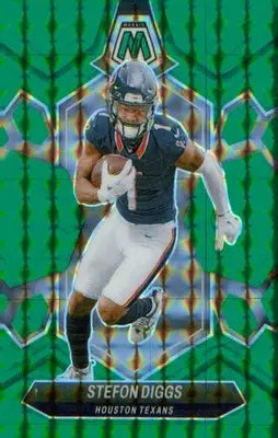 Football 2024 Panini Mosaic Mosaic Green #87 Stefon Diggs - Football Card Single