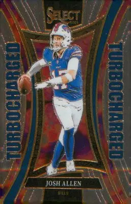 Football 2024 Panini Select Turbocharged #18 Josh Allen