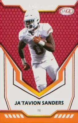 Football 2024 SAGE HIT Red #62 Ja’Tavion Sanders - Football Card Single