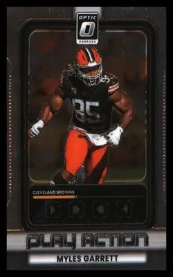 Football 2025 Donruss Optic Play Action #13 Myles Garrett - Football Card Single