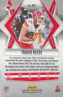Football 2025 Panini Phoenix #60 Travis Kelce - Football Card Single