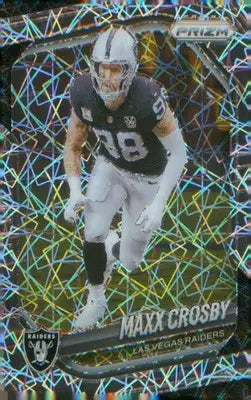 Football 2025 Panini Prizm Lazer #195 Maxx Crosby - Football Card Single