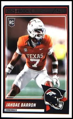 Football 2025 Score #89 Jahdae Barron RC RC - Football Card Single