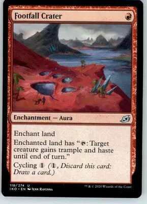 Footfall Crater - Ikoria: Lair of Behemoths - NM - #118 - Magic Card Single