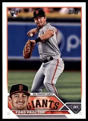 Ford Proctor Rookie 2023 Topps #472 San Francisco Giants - Baseball Card Single