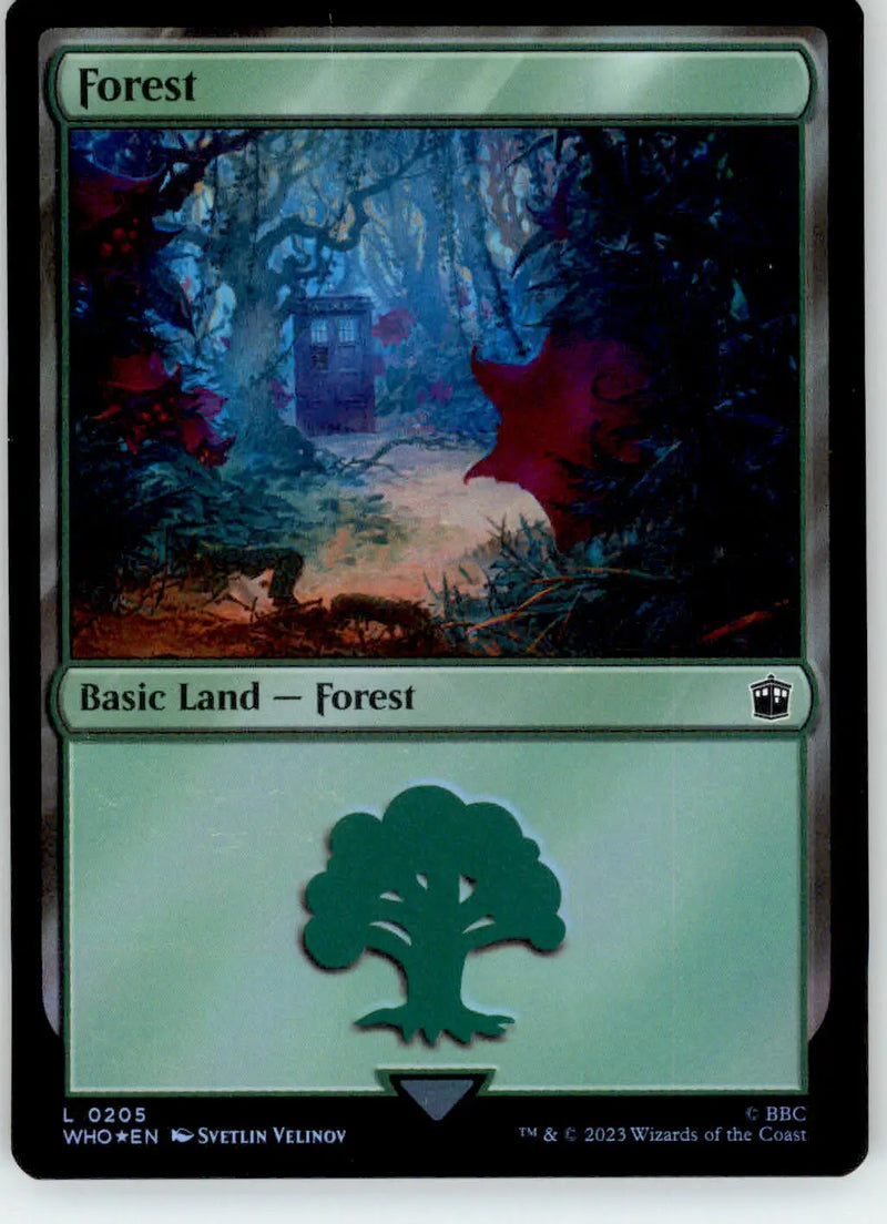 Forest (0205) - Universes Beyond: Doctor Who - 205 - Foil NM Magic
