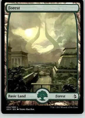 Forest (254) - Full Art - Amonkhet - 254 - LP Magic: The Gathering - Magic Card Single
