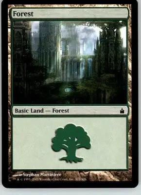 Forest (303) - Ravnica: City of Guilds - 303 - HP Magic: The Gathering - Magic Card Single