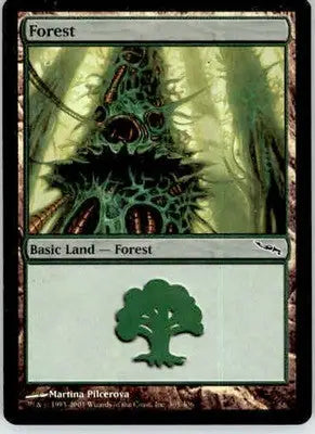 Forest (305) - Mirrodin - 305 - Foil MP - Magic Card Single