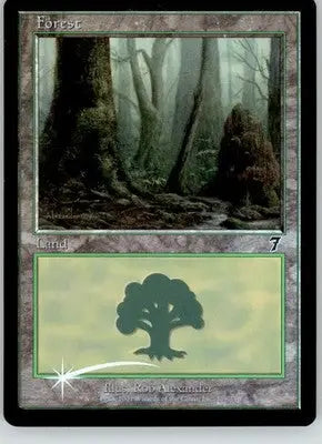 Forest (329) - 7th Edition - 329 - Foil MP Magic: The Gathering - Magic Card Single