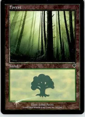 Forest (347) - Invasion - 347 - Foil MP - Magic Card Single