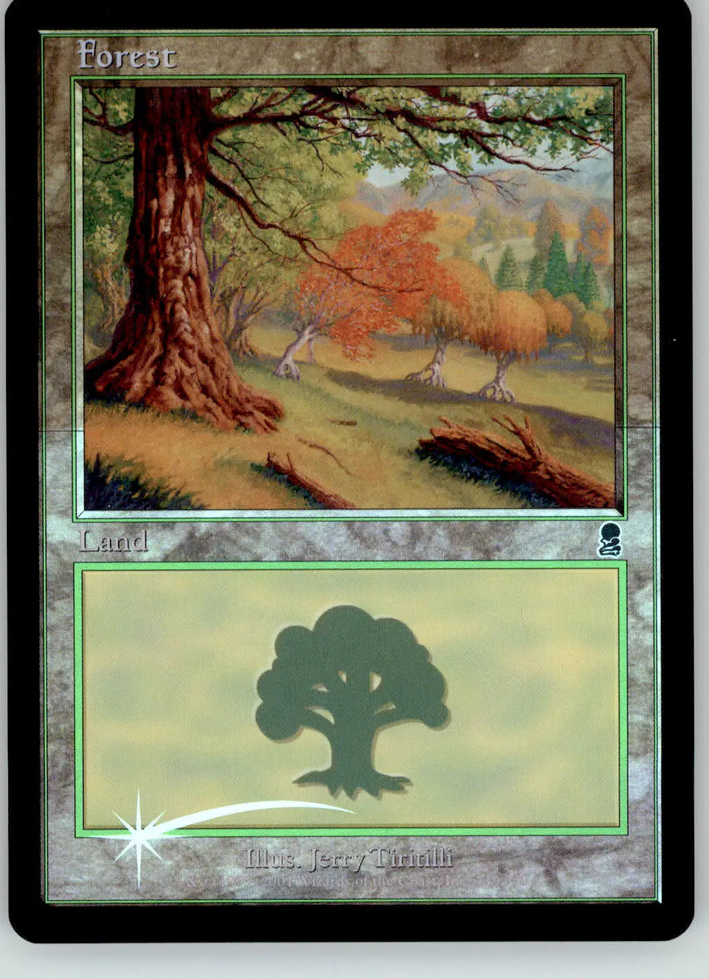Forest (349) - Odyssey - 349 - Foil LP Magic: The Gathering