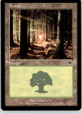 Forest (349) - Onslaught - 349 - LP Magic: The Gathering - Magic Card Single
