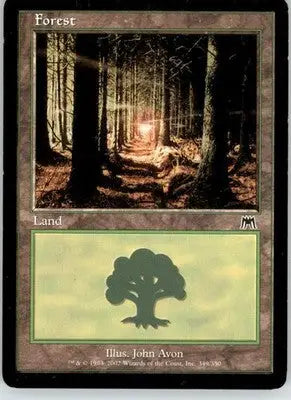 Forest (349) - Onslaught - 349 - MP Magic: The Gathering - Magic Card Single