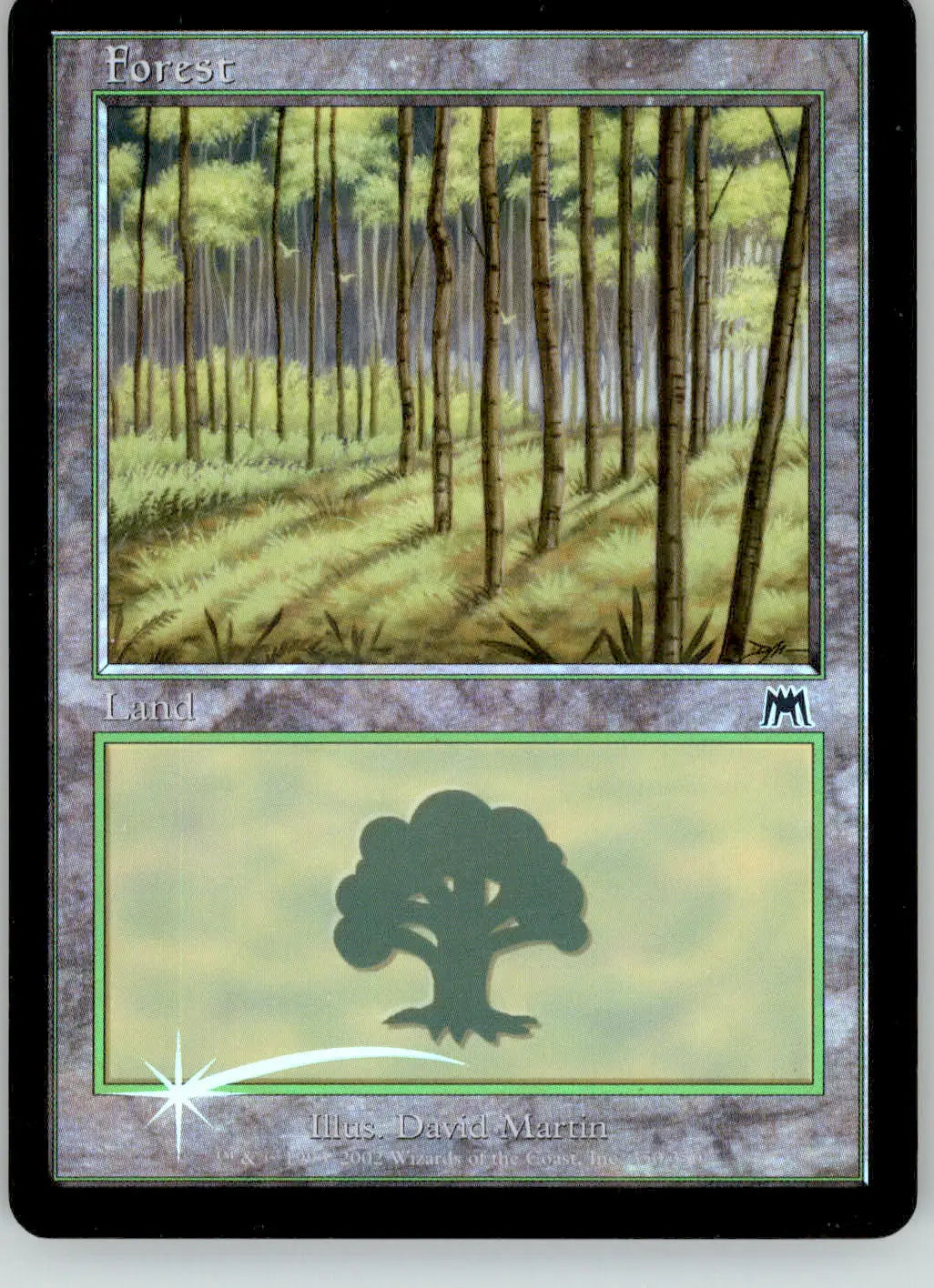 Forest (350) - Onslaught - 350 - Foil MP Magic: The Gathering - Magic Card Single