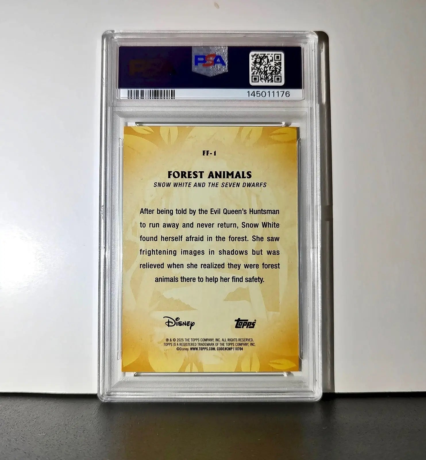 Forest Animals 2025 Topps Disney 2025 Topps Disney #FF-1 Furry Friends PSA 10 - Non-Sports Card Single
